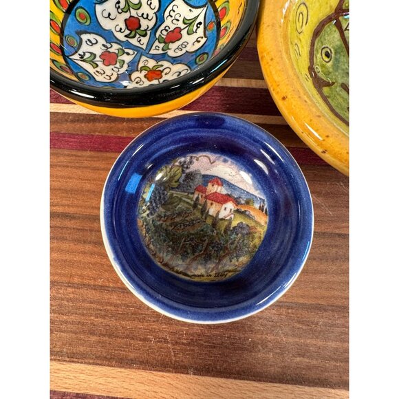 Lot of 3 Ceramic Italian Trinket Dishes - Picture 4 of 9